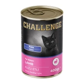 Challenge Pate Kuzu Etli Yavru Kedi Konservesi 400 gr - 1