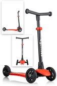 Wellgro Turbo 3 Tekerli Yükseklik Ayarlı Scooter, Kırmızı - 1