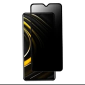 Xiaomi Redmi 9A / 9C Uyumlu Privacy Ön Koruma Hayalet Seramik Nano Ekran Koruyucu (Siyah) - 1