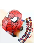 Spiderman Örümcek Adam Projeksiyonlu Dijital Çocuk Saati Duvara Yansıtmalı Projektör Saat Spiderman - 2