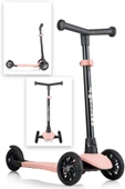 Wellgro Turbo 3 Tekerli Yükseklik Ayarlı Scooter, Pembe - 1