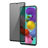 Samsung Galaxy A32 Uyumlu Privacy Ön Koruma Hayalet Seramik Nano Ekran Koruyucu (Siyah) - 1