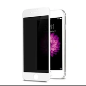 iPhone 6 Plus / 6S Plus Uyumlu Privacy Ön Koruma Hayalet Seramik Nano Ekran Koruyucu (Beyaz) - 1