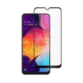 Samsung Galaxy A50 / A50s Uyumlu Ön Koruma Temperli Cam Ekran Koruyucu (Siyah) - 1