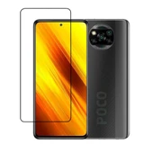 Xiaomi Poco X3 NFC Uyumlu Ön Koruma Mat Seramik Nano Ekran Koruyucu (Siyah) - 1