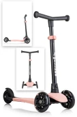 Wellgro Işıklı 3 Tekerli Yükseklik Ayarlı Scooter, Pembe - 3
