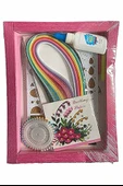 Quilling Seti 1 Paket Quilling Şablonu 10mm 50cm Quilling Kağıdı Cımbız Tutkal Yapıştırıcı Kağıt Kıvırma Kalemi İğne thumbnail 6