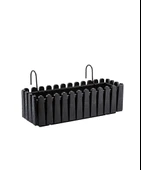 Omnipazar SO-İB02 Antrasit Askılı Balkon Saksı Takım 9 lt No 2 thumbnail 1