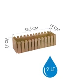 Omnipazar SO-İB02 Gold Askılı Balkon Saksı Takım 9 lt No 2 - 5