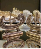 kırılmaz polyester,Allah ve Muhammed(s.a.v) (2 li ) SARI RENK yazılı biblo thumbnail 9