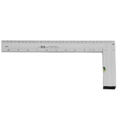 Su Terazili Alüminyum L Gönye Cetvel Kaynak Kaynakçı Marangoz Gönyesi 300 mm - 5