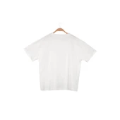Kız Çocuk Oversıze T-Shirt-Ekru - 2