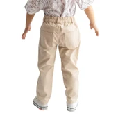 Erkek Çocuk Gabardin Düz Pantolon-Bej - 2