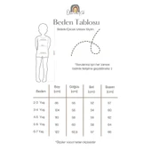 Tüğ Nakışlı Keten Salopet Naturel - 3