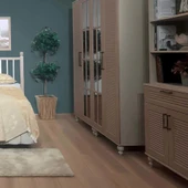 Masal Kapaklı Şifonyer ve Kitaplık Set - 3