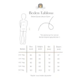 Önü Nakışlı Yandan Bağlamalı Keten Elbise-Kahverengi - 4