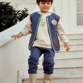 Kapitone Lacivert Pantolon thumbnail 3