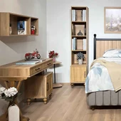 Alin Wood Komodin ve Kitaplık Set - 2
