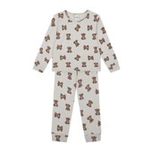 Minik Ayılar Uzun Kollu Bebek Set-Bej - 1
