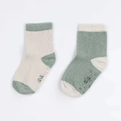 Organik Sage - Ekru 2'li Çorap thumbnail 1
