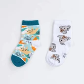 Organik Autumn - Koala 2'li Çorap thumbnail 1