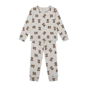 Minik Ayılar Uzun Kollu Bebek Set-Bej - 1