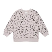Sonbahar Mantarları Kapitone Swatshirt-Gri - 3