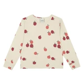 Elma Aşkı Uzun Kollu Pijama Takımı-Bej thumbnail 2