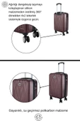 Kabin Boy %100 Polikarbon Valiz Bordo 1815 - 3