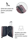 Kabin Boy %100 Polikarbon Valiz Bordo 1815 - 4