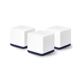 Mercusys Halo H50G(3-pack), AC1900Mbps, Dual-Band, Gigabit Portları, 100'e Kadar Cihaz Bağlanabilir, 550 m²'ye Kadar Kapsama, Akıllı Bağlantı, Mobil Uygulama ile Kolay Kurulum, Wi-Fi 5 Mesh Sistemi thumbnail 1