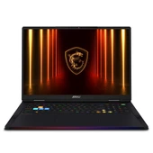 MSI NB RAIDER A18 HX A9WIG-092TR R9-9955HX3D 64GB DDR5 RTX5080 GDDR7 16GB 2TB SSD 18.0 UHD+ MINILED 120Hz W11 HOME - 1
