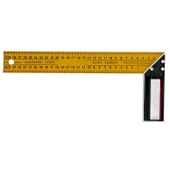 Alüminyum Marangoz L Gönye Sarı Gönye Cetvel Kaynak Kaynakçı Marangoz Gönyesi 300 mm - 3