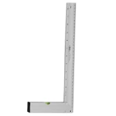 Su Terazili Alüminyum L Gönye Cetvel Kaynak Kaynakçı Marangoz Gönyesi 350 mm - 5