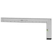 Su Terazili Alüminyum L Gönye Cetvel Kaynak Kaynakçı Marangoz Gönyesi 350 mm - 4