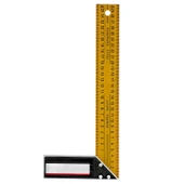 Alüminyum Marangoz L Gönye Sarı Gönye Cetvel Kaynak Kaynakçı Marangoz Gönyesi 300 mm - 5