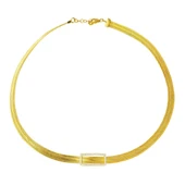 3 Sıra Taşlı 22 Ayar Trabzon Kolye TK004 - 1