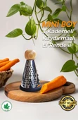 Silikon Tabanlı Lüks Konik RENDE 15 cm Bambu Topuzlu Kaydırmaz 3 Bıçaklı - 1