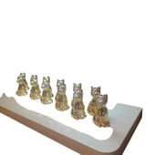 kırılmaz polyester, kedi  figürlü biblo thumbnail 9