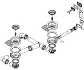 Hansgrohe S510-F635 Ankastre Granit Eviye 180/450 Beton Grisi + Manuel Gider - 4