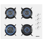 Kumtel Home Basic Beyaz Cam Ankastre Set - 3