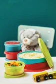 Tupperware Renkli Tabağım Bebek Ve Çocuk Yemek Saklama Kabı Berrylou 500 ml - 4