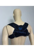 ORTHONEW Yeni Nesil Dik Duruş Korsesi Kamburluk Önleyici Korse Unisex Siyah thumbnail 2