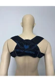 BEYAZ MEDİKAL Yeni Nesil Dik Duruş Korsesi Kamburluk Önleyici Korse Unisex Siyah - 3