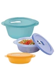 DLK HOME Tupperware mikro saklama kabı 3 lü - 1