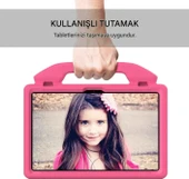 Samsung Galaxy T220/T290/X110 Uyumlu Çocuklar için Standlı Tutacaklı Tam Koruma Kılıfı - 3