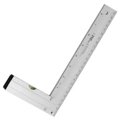 Su Terazili Alüminyum L Gönye Cetvel Kaynak Kaynakçı Marangoz Gönyesi 250 mm - 5