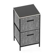 Çocuk 2 Çekmeceli Orta Boy Komodin Sehpa Füme 1608 - 6