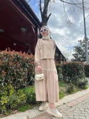 ŞERİT DETAYLI KETEN TAKIM - 5