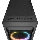 Rampage FUSION 650W 80+ BRONZE 4*12cm Rainbow Temperli Camlı ATX Mid-T Gaming Oyuncu Kasası - 5